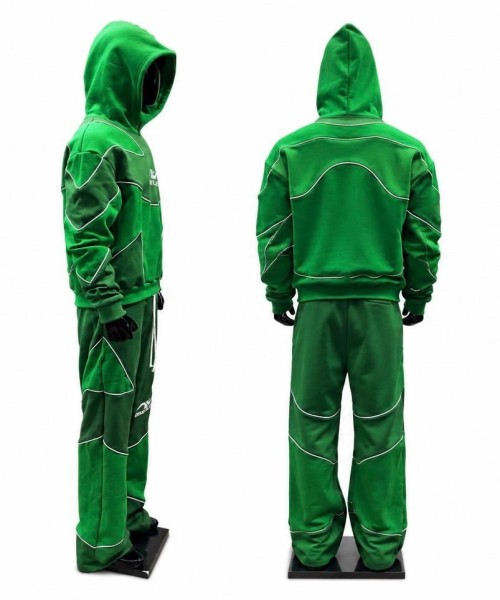Premium Quality Custom Mens Premium Tracksuit sets with contrast Piping Panels design