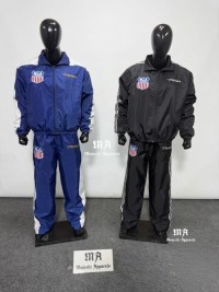 High Quality Custom Mens Nylon Tracksuit Set Full Zip Jacket & Pants Windbreaker Sportswear Casual Two Piece Training
