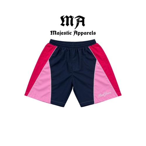 Custom Mens Contrast Panel Tracksuit Set - Lightweight Athletic Sports Jacket and Shorts Suit