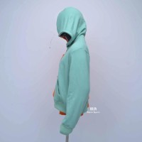 Premium Quality Custom Mens Hoodie 2 Tone Zip Up PC Cotton hoodie
