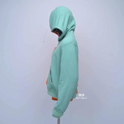 Premium Quality Custom Mens Hoodie 2 Tone Zip Up PC Cotton hoodie