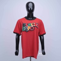 Majestic Apparels Made Premium Quality Custom Women T-shirt with Chenille embroidery O-Neck Cotton T-shirt