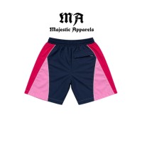 Custom Mens Contrast Panel Tracksuit Set - Lightweight Athletic Sports Jacket and Shorts Suit