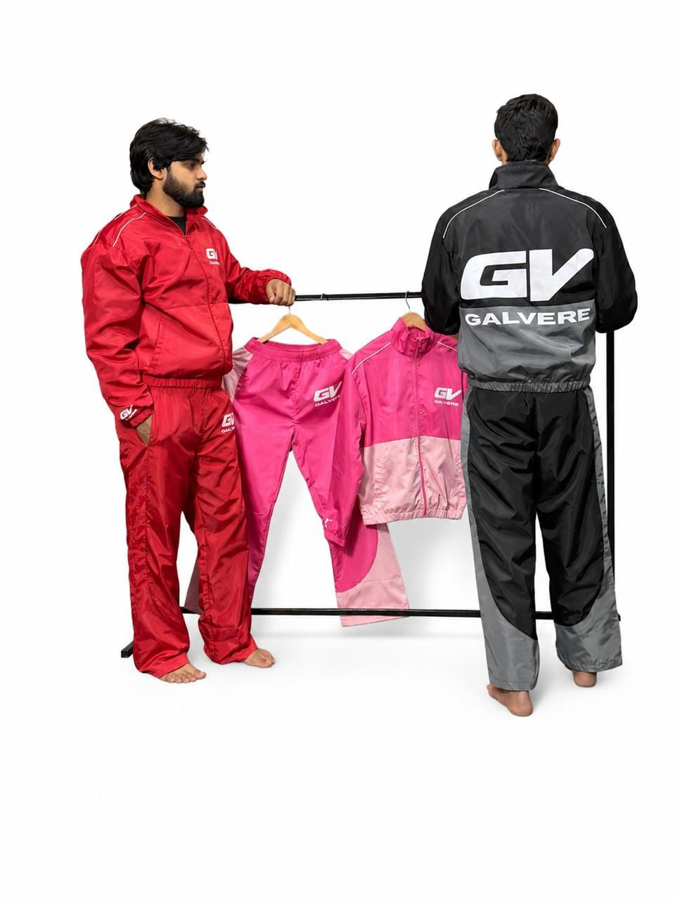 Custom OEM Memory Fabric Windbreaker Tracksuit Set | Screen Printing and Two-Tone Panel Design