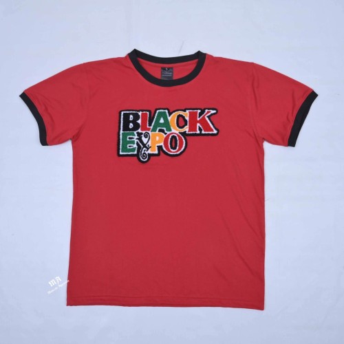 Majestic Apparels Made Premium Quality Custom Women T-shirt with Chenille embroidery O-Neck Cotton T-shirt